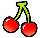 🍒 Kirschen Emoji auf SoftBank