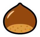 🌰 Chestnut Emoji in SoftBank