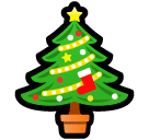 Новогодняя елка Эмодзи в SoftBank