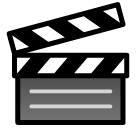 Filmklappe Emoji SoftBank