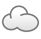 Cloud Emoji in SoftBank