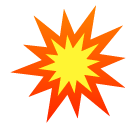 💥 Explosion Emoji auf SoftBank