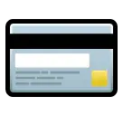 💳 Kreditkarte Emoji auf SoftBank