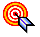 🎯 Bulls Eye Emoji auf SoftBank