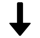 Down Arrow Emoji in SoftBank