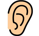 Ear Emoji in SoftBank