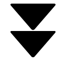 Deux triangles pointant vers le bas Émoji SoftBank