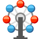 🎡 Ferris Wheel Emoji in SoftBank