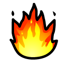 Fuego Emoji SoftBank