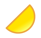 🌓 First Quarter Moon Emoji in SoftBank