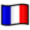 Flagge von Frankreich Emoji SoftBank