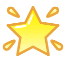 🌟 Leuchtender Stern Emoji auf SoftBank