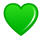 💚 Зеленое сердце Эмодзи в SoftBank