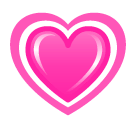 Wachsendes Herz Emoji SoftBank