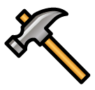Hammer Emoji in SoftBank