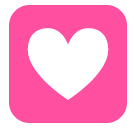Украшение в форме сердечка Эмодзи в SoftBank