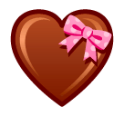 💝 Herz mit Schleife Emoji auf SoftBank