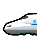 High-Speed Train Emoji in SoftBank