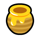 🍯 Tarro de miel Emoji en SoftBank