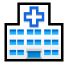 🏥 Hospital Emoji in SoftBank