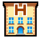 🏨 Hotel Emoji auf SoftBank