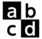 Símbolo de introdução de escrita – minúsculas Emoji SoftBank
