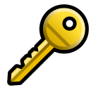 Schlüssel Emoji SoftBank