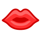 💋 Kussmund Emoji auf SoftBank
