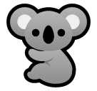 Cara de coala Emoji SoftBank