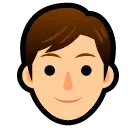 👨 Hombre Emoji en SoftBank