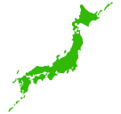 Map of Japan Emoji in SoftBank