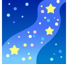🌌 Milchstraße Emoji auf SoftBank