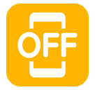 Teléfono móvil apagado Emoji SoftBank