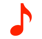 Musiknote Emoji SoftBank