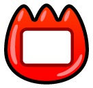Etiqueta de identificação Emoji SoftBank
