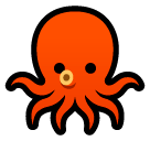 Octopus Emoji in SoftBank