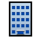 🏢 Bürogebäude Emoji auf SoftBank