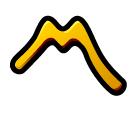 Simbolo alternanza delle parti Emoji SoftBank
