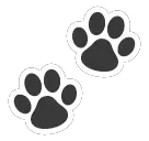 Paw Prints on SoftBank