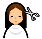 Person Getting Haircut Emoji in SoftBank