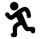 🏃 Person Running Emoji in SoftBank