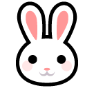 🐰 Cara de coelho Emoji nos SoftBank