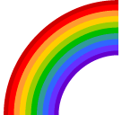 Arco‑íris Emoji SoftBank