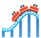 🎢 Roller Coaster Emoji in SoftBank