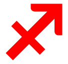 Sagittarius Emoji in SoftBank