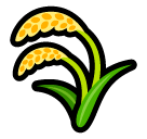 Рисовые колосья Эмодзи в SoftBank