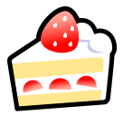 🍰 Fetta di torta Emoji su SoftBank