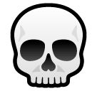 Skull Emoji in SoftBank