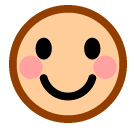 Lächelndes Gesicht Emoji SoftBank
