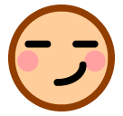 Smirking Face Emoji in SoftBank